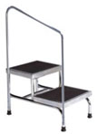 Brewer Bariatric #31220 Step Stool w/ Handrail